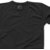 Generic Mens Black Solid 100% Cotton Round Neck T-Shirt