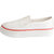 Fausto Women's White Red Trendy Loafers