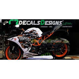 Buy CR Decals KTM RC 125/200/390 Power Full Body Kit Decal Bike Sticker ...