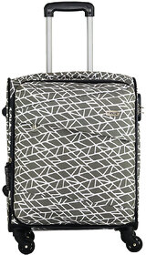 Timus Indigo Spinner Beige 55 CM 4 Wheel Strolley Suitcase For Travel Cabin Luggage - 20 inch