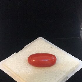 Unhetaed  Untreated Original 10.00 ratti Natural Red Moonga/Coral Stone For Unisex by Jaipur Gemstone.