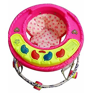 Buy NewAge High Quality Baby Walker with Big Music System - Round Base ...