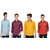 Mark pollo Men's Combo pack of 4 Shirts(SHIRT COMBO-29)