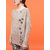 Aiyra Beige Pearl Embellished Embroidered Top