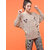 Aiyra Beige Pearl Embellished Embroidered Top