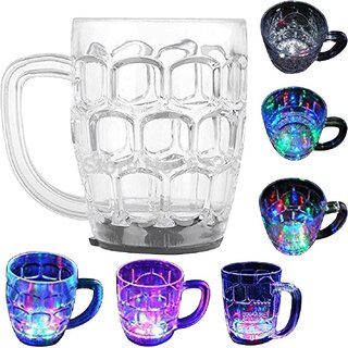 Automatic Light When Pour Water LED Light Up Drinkware Plastic Tumbler Cups