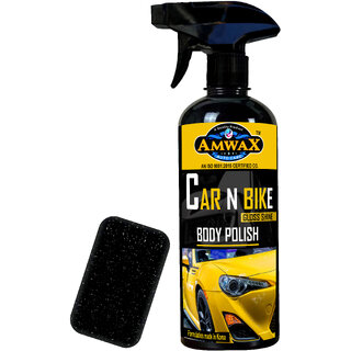 Amwax 500ml Car & Bike Polish – Advanced Formula for Gloss, Paint Protection & Dust Resistance