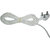 6+1Electric board Extension board cord power strip surge protector white long wire 6 Socket Surge Protector  (White)