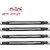 Auto Addict Stainless Steel, Plastic Car Bumper Guard  (Black, Silver, Pack of 4 Bumper Protector For Maruti Suzuki Omni