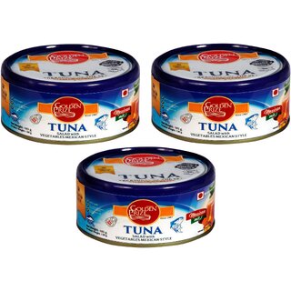 Golden Prize Tuna Salad with Vegetables Mexican Style 185Gms Each - Pack of 3 Units