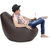 Style Homez Classic Bean Bag XXXL Size Choclate Brown Color Filled with Beans Fillers
