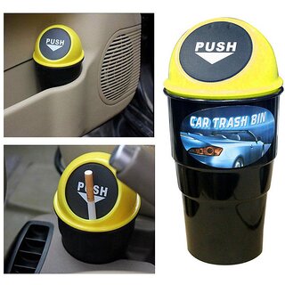 Rockdam Car Dustbin Mini Car Trash Bin (Multicolor)