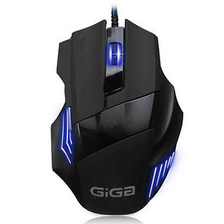 Buy Giga 3200 DPI Programmable Gaming Mouse with Breathing Light and 7 ...