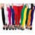 (PACK OF 5) Premium Cotton Churidar Leggings - FREE SIZE - Assorted-color