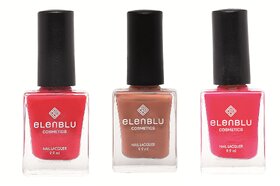 Formal Affair Tarnished Copper and Mauve Taupe 9.9ml Each Elenblu Matte Nail Polish Set of 3 Nail Polish.