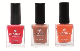 Formal Affair Tarnished Copper and Rustic Decay 9.9ml Each Elenblu Matte Nail Polish Set of 3 Nail Polish.