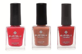 Formal Affair Tarnished Copper and Rose Garden 9.9ml Each Elenblu Matte Nail Polish Set of 3 Nail Polish.