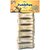 FADDYPET 3 inch (Pack of 6pc) Natural Flavor Raw Hide Pressed Bone Dog Chew  (200 g, Pack of 6)