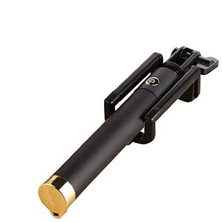 Finbar Black Aux Wire Selfie Stick - 78 cm