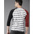 PAUSE Multicolor Stripes Round Neck Slim Fit Full Sleeve Men's T-Shirt