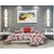 kanha creation carnival one diwan bedsheet , two bolster cover,five cushion covers in 100 fabric size 70/100