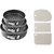 Way Beyond Baking Combo Tool Set 3PCs Round Cake Mould / Bread Loaf With 3 Scrapper For Cake Decoration Kitchen Tool Set