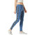 Miss Chase Women's Light Blue Super Skinny Fit Mid Rise Clean Look Printed Twill Tape Detailing Regular Length Stretchable Solid Wash Denim Jeggings