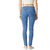 Miss Chase Women's Light Blue Super Skinny Fit Mid Rise Clean Look Printed Twill Tape Detailing Regular Length Stretchable Solid Wash Denim Jeggings
