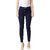 Miss Chase Women's Navy Blue Skinny Fit Mid Rise Cropped Length Denim Stretchable Jeans