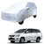 AutoRetail Toyota INNOVA Silver Matty Car Body Cover for 2018 Model (Mirror Pocket, Triple Stiched)