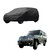 AutoRetail Mahindra BOLERO Grey Car Body Cover for 2013 Model (Triple Stiched, without Mirror Pocket)