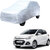 AutoRetail Hyundai Grand i10 Silver Matty Car Body Cover for 2015 Model (Triple Stiched, without Mirror Pocket)
