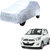 AutoRetail Hyundai I10 Silver Matty Car Body Cover for 2015 Model (Triple Stiched, without Mirror Pocket)