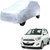 AutoRetail Hyundai I10 Silver Matty Car Body Cover for 2017 Model (Triple Stiched, without Mirror Pocket).