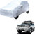AutoRetail Tata SAFARI Silver Matty Car Body Cover for 2019 Model (Mirror Pocket, Triple Stiched)