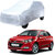 AutoRetail Hyundai Elite i20 Silver Matty Car Body Cover for 2019 Model (Triple Stiched, without Mirror Pocket)