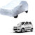 AutoRetail Maruti Suzuki WagonR Silver Matty Car Body Cover for 2013 Model (Mirror Pocket, Triple Stiched)