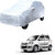AutoRetail Maruti Suzuki WagonR Silver Matty Car Body Cover for 2014 Model (Mirror Pocket, Triple Stiched)