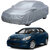 AutoRetail Hyundai Accent Silver Matty Car Body Cover for 2002 Model (Mirror Pocket, Triple Stiched)