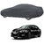 AutoRetail Nissan Micra Grey Car Body Cover For 2013 Model (Triple Stiched, without Mirror Pocket)