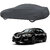 AutoRetail Nissan Micra Grey Car Body Cover For 2018 Model (Triple Stiched, without Mirror Pocket)