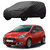 AutoRetail Fiat Punto Grey Car Body Cover For 2013 Model (Triple Stiched, without Mirror Pocket)