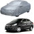 AutoRetail Honda Amaze Silver Matty Car Body Cover for 2016 Model (Mirror Pocket, Triple Stiched)