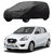AutoRetail Datsun GO Grey Car Body Cover for 2017 Model (Triple Stiched, without Mirror Pocket)