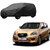 AutoRetail Datsun GO+ Grey Car Body Cover for 2018 Model (Triple Stiched, without Mirror Pocket)