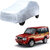 AutoRetail Tata SUMO Silver Matty Car Body Cover for 2019 Model (Triple Stiched, without Mirror Pocket).