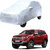 AutoRetail Ford ENDEAVOUR Silver Matty Car Body Cover for 2019 Model (Mirror Pocket, Triple Stiched)