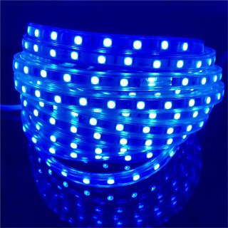 Buy 45 Meter Blue Color Slicon LED Strip Light Waterproof AC 220V SMD ...