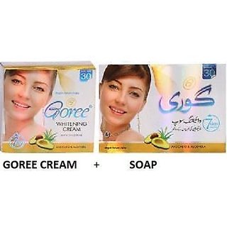 GOREE BEAUTY CREAM +GOREE WHITENING SOAP MINT PLANET