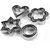 Right Traders Stainless Steel Cookie Cutter for Bakeware Decorating Biscuits Cookie Cutter  (Pack of 12)